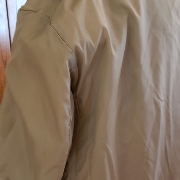 Hill & Archer 42R vintage preppy khaki tan mens lined wintet rain trench coat - Picture 8 of 12